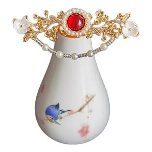 汉服发簪头饰配饰百搭发冠簪顶簪饰品优雅女流苏发钗步摇古风发饰