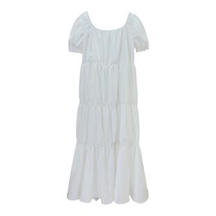 FTT FlyTheTruth  逃亡礼物 法式白色连衣裙女夏高级感气质长裙子