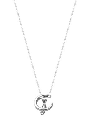 小张的故事日韩冷淡风女猫咪项链