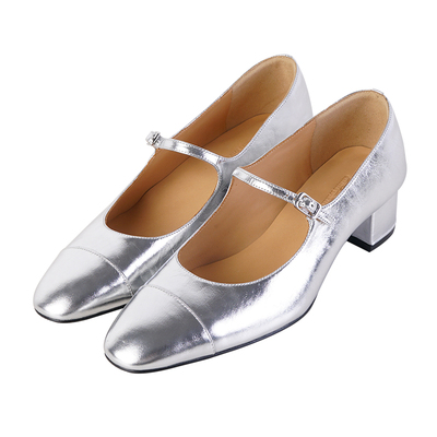 IORE原创2024春夏镜面玛丽珍单鞋