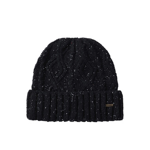 芝士商店~韩系氛围感黑色针织帽女2026新款冬季粗毛线帽保暖帽子