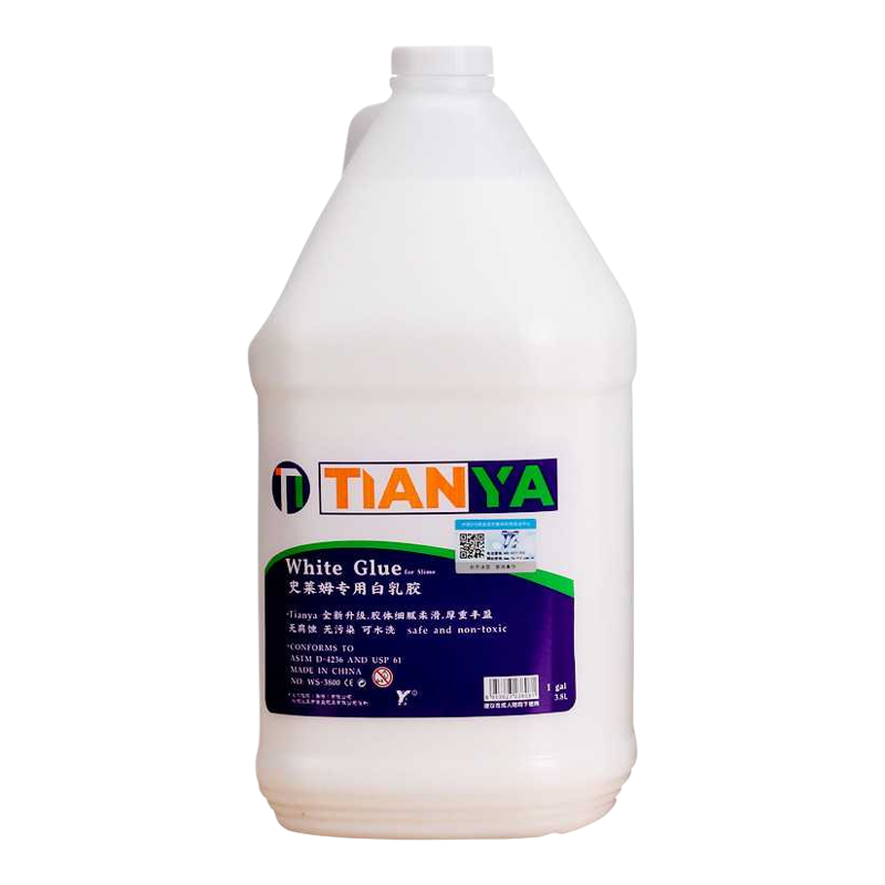 1加仑天涯白胶tianya大桶装大瓶起泡胶水发泡胶史莱姆原液