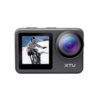 XTU骁途MAX＋升级版运动相机4K/60帧高清摩托车行车记录仪户外防抖头盔头戴式骑行潜水下专用Vlog钓鱼摄像机