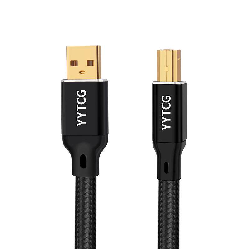 usb音频线A转B方口C转B电脑解码器typec声卡打碟机音响数据连接线