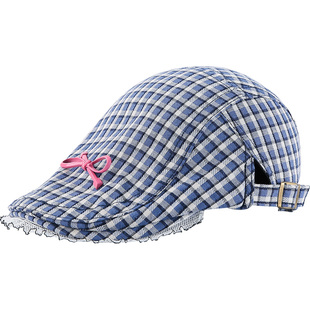 牛仔蕾丝前进帽女春秋可爱ins甜妹休闲百搭显脸小遮阳鸭舌贝雷帽