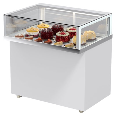 吧台齐平_乐创嵌入式蛋糕展示柜