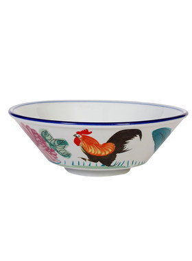 中式风陶瓷大公鸡拉面条汤饭碗