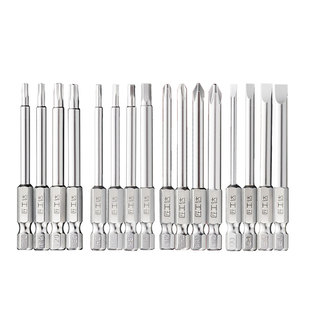 电动螺丝刀批头套装内六角十字加长手电钻强磁性披头高强度起子头