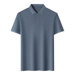 恒源祥100全棉质男士T恤短袖纯色体恤衫圆领夏装半袖上衣中年休闲