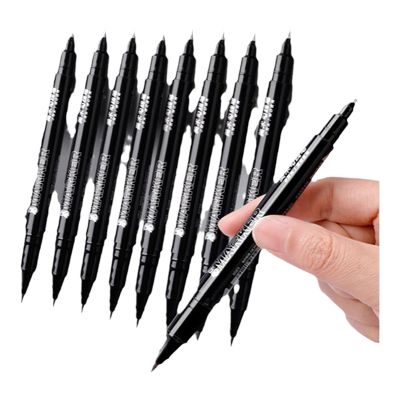 得力美术勾线笔双头速干