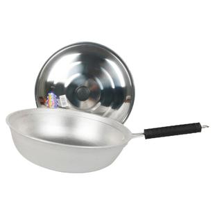 炒锅轻便纯手工单把小铝锅老式家用炒菜加厚铝炒锅老式特轻铝炒勺