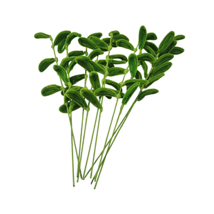 扭扭棒仿真绿花支家居搭配干花插瓶桌面茶几装饰花店橱窗布景展示