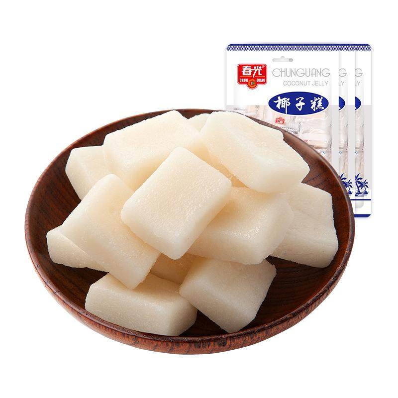 春光食品 海南特产年货糖果零食200g×3袋装椰子糕东郊椰林不粘牙