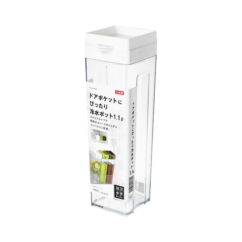 日本进口冷水壶冰箱冷藏冷泡果汁冰水瓶茶壶冷萃咖啡杯密封凉水壶