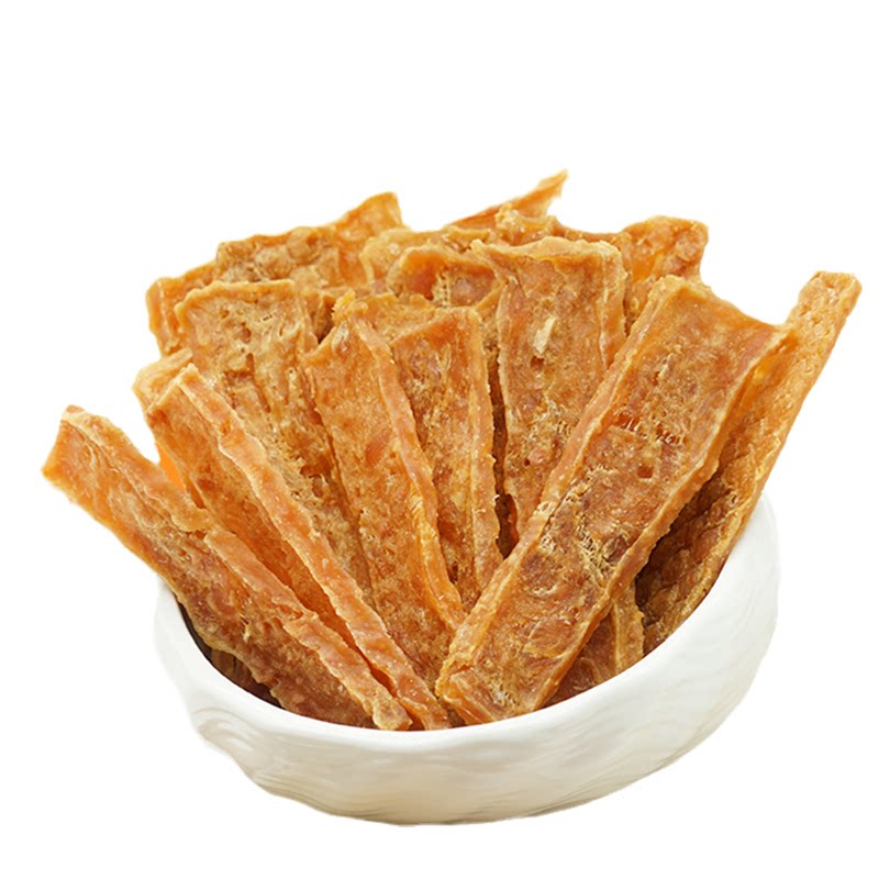 妙三鲜 鸡肉片狗零食宠物手工鸡肉干大小狗金毛啃咬训练奖励磨牙