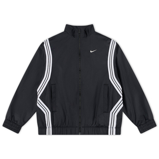 26新款NIKE耐克男女童篮球夹克梭织防泼水宽松大童运动外套FZ5233