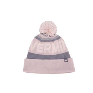 NEVERMIND儿童帽子女童冬季户外运动男童保暖毛球护耳针织毛线帽