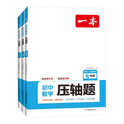 2026版一本初中数学压轴题人教版