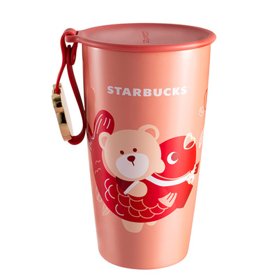 星巴克杯子上海工坊甄选树叶牡丹