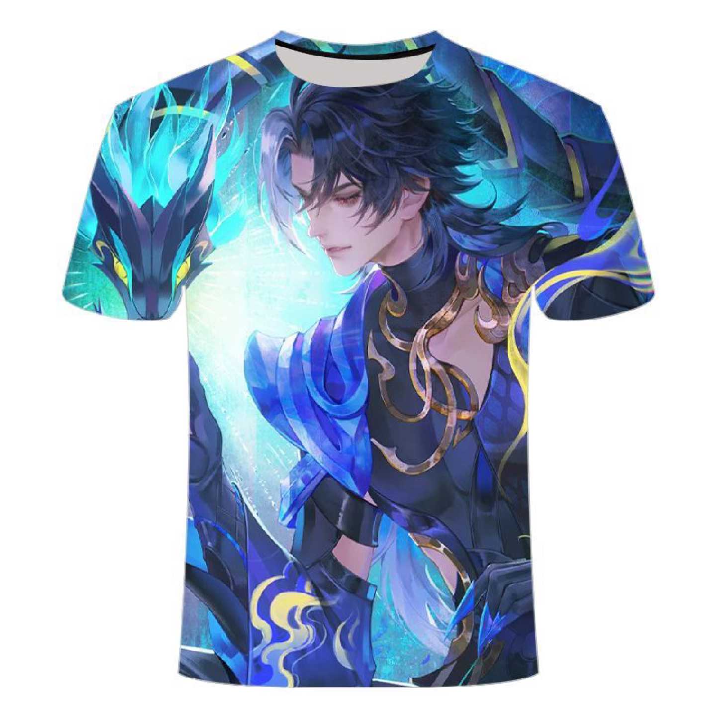 儿童男女短袖3D印花帅气潮流王动漫T恤/鞋帽/服装