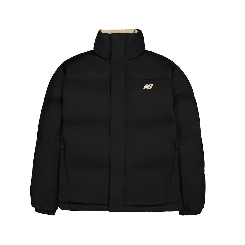 New Balance NB冬男款立领两面穿保暖外套休闲鸭绒羽绒服AMJ44301