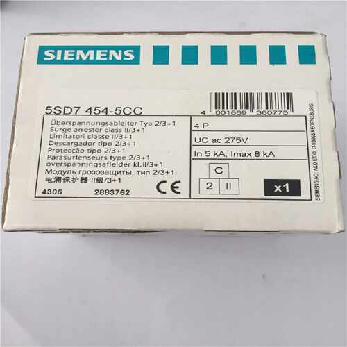 议价SIEMENS/西门子浪涌保护器5SD7454-5CC 实拍 现货