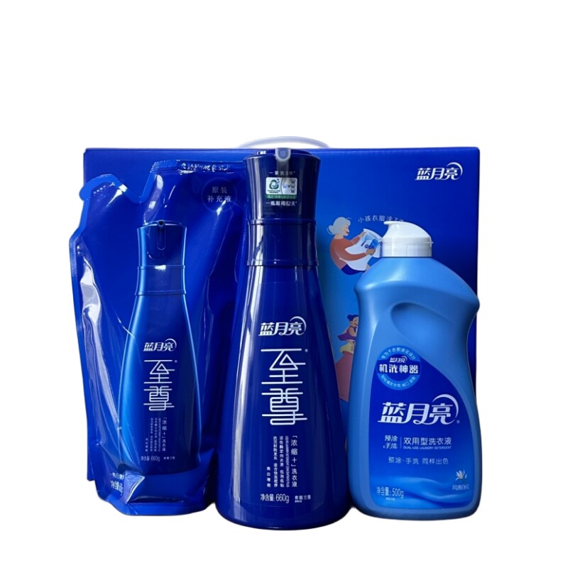 蓝月亮浓缩洗衣液机洗至尊兰香