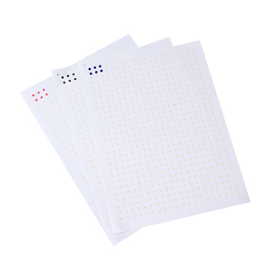 厂家回火标签车灯高刹灯淬火标签不可逆退火标签80度感温变色贴纸