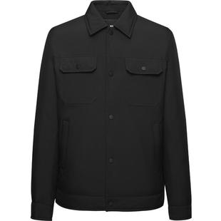 【石墨烯】HLA海澜之家轻商务衬衫领工装口袋轻薄羽绒服秋外套男