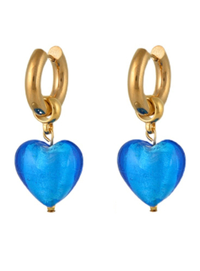 MayolJewelry爱心耳环白百合款