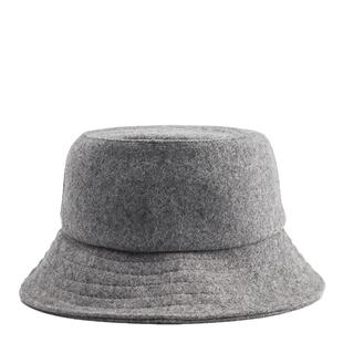 保暖羊毛呢渔夫帽男冬季韩版潮防寒日系帽子女百搭ins 显脸小盆帽