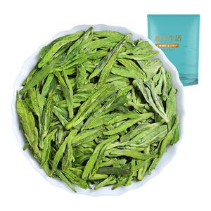 龙井绿茶2025新茶正宗浙江原产豆香型嫩芽春茶自己喝茶叶散装500g