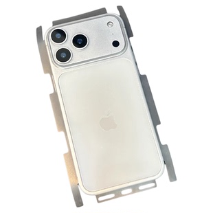 适用苹果17promax手机膜全包热缩膜边框一体防刮iphone17自动修复超薄散热透明17pro磨砂手机背膜16/15保护膜