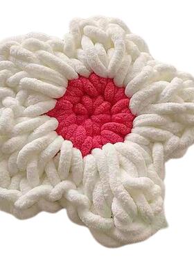 泡芙花朵坐垫手工太阳花汽车坐垫