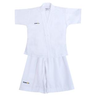 柠檬儿童空手道服男女专用青少年短袖空手道定制比赛训练表演套装