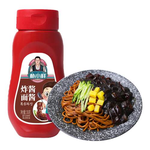 朴小样炸酱面酱 韩式拌面酱韩国风味调料拌面春酱懒人速食350g/瓶
