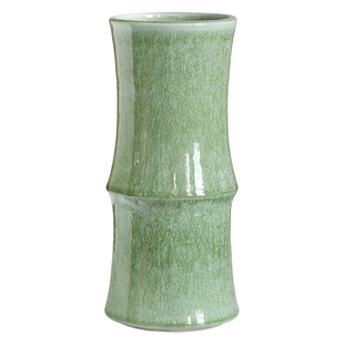 2026新款 中古风花瓶宋式美学高级感客厅陶瓷冰裂纹插花花器摆件