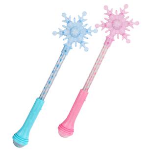 六一儿童节冰雪魔法棒奇缘闪光雪花发光仙女棒艾沙公主玩具礼物