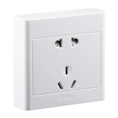 公牛明装多孔带开关超薄插座面板