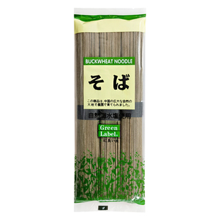 荞麦面京都荞麦面SOBA日式凉面素面冷面蘸面拌面爽滑劲道300g/袋