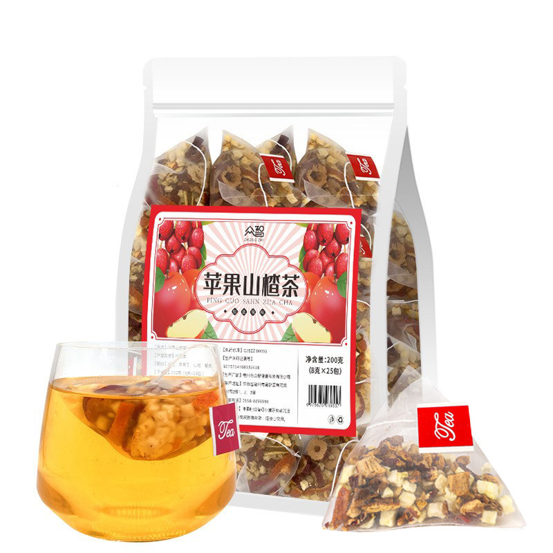 酸甜苹果山楂茶丨大餐解腻好搭档