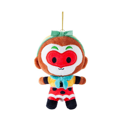 上美影大闹天宫神话豆豆眼孙悟空毛绒公仔挂件玩偶玩具手捂 抱枕