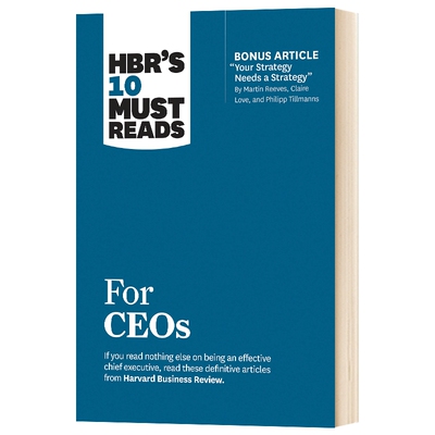 华研原版 哈佛商业评论CEO必读 英文原版 HBR's 10 Must Reads for CEOs 企业管理 英文版进口英语书籍