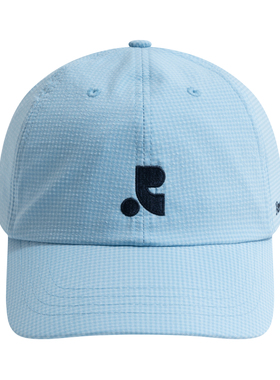 RR刺绣logo格纹薄款棒球帽