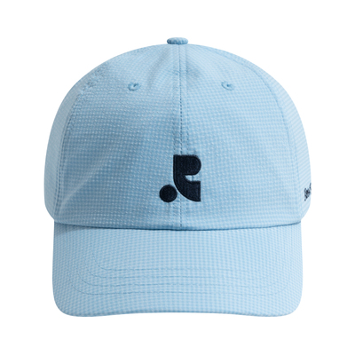 RR刺绣logo格纹薄款棒球帽