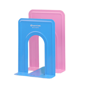 8片简约铁书立书夹固定书本学生用品桌面上放书本课本收纳的支架子夹书神器立书架书靠彩色金属支撑隔挡书板