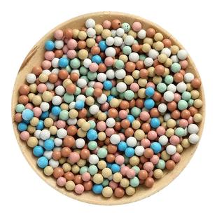 彩色陶粒花用垫底铺面石盆栽透气水培花卉多肉营养土种花陶土粒球