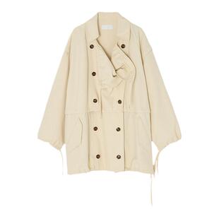 MOUSSY 秋季新品英伦风可拆卸多穿短款风衣外套010HAS30-0311