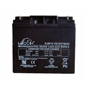 LEOCH理士铅酸蓄电池DJW12-18直流屏UPS电源消防设备12V18AH电池