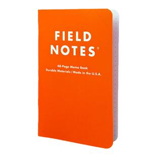 美国制造 Field Notes 户外随身EDC笔记备忘记事本子手帐防水防撕